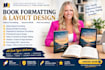 book formatting, atticus ebook and print formatting, layout design