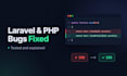 fix bugs in your php framework projects