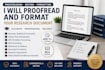 proofread and format your research document