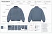 create bomber varsity jacket tech pack for streetwear brands and production