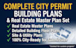do complete city permit drawings building plan for real estate master plan set