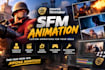 create professional sfm animations