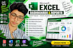 create professional excel dashboards, pivot tables and charts