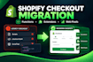 migrate shopify checkout to checkout extensibility, functions and pixels API