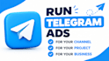 run telegram ads for your projects