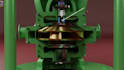create 3d centrifugal pump mechanical and industrial animation