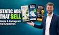 design high converting static ads for facebook and instagram