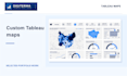 create custom tableau maps, geospatial data visualizations