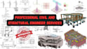 draft civil and structural engineer drawings, review, and load calculation