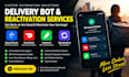 create spark driver bot, reactivation bot, doordash bot, instartcart bot