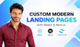 build a modern landing page