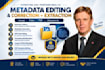 do metadata editing, analysis, video and data extraction for images and document