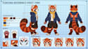 create furry reference sheet, fursona ref sheet, furry art and character design