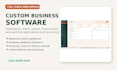 develop custom business software and web applications