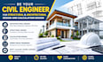 be your civil engineer for structural architectural design and calculation cad