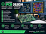 design custom pcb, pcb layout, circuit and schematic
