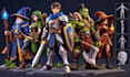 create custom 3d low poly character model with rigging for games