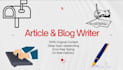 type your blogs and help you