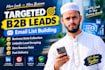 do professional web research, data collection, and b2b lead generation