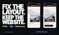 fix your website layout and mobile issues with HTML and CSS