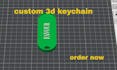 create the 3d keychain you imagined from your idea