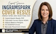 resize and fix for book cover ingramspark and KDP
