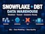 build a snowflake data warehouse with dbt and data quality