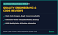 audit code, design automated testing, and qe architecture