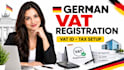 handle german vat registration, vat id application and tax office setup