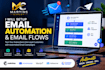 setup email automation , email flows