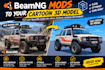 convert beamng mods to your cartoon 3d model