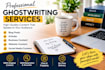 write sales and business content as a ghostwriter