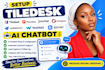 build ai chatbot tiledesk formaloo jivochat mongoose longshot waitwell b2chat