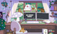 design pixel animation starting soon pixel twitch stream overlay