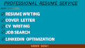write a professional ats optimized resume