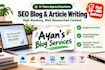 write SEO optimized blogs