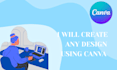 create any design using canva