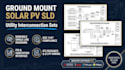 create ground mount solar sld and utility interconnection drawings