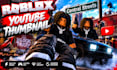 design a roblox youtube thumbnail