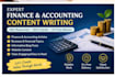 finance and accounting articles and blog writing