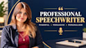 a powerful, persuasive and professional speech