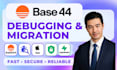 base44 debugging base44 migration app security supabase security base44 to ios