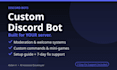 build a custom discord bot with moderation welcome and automation features