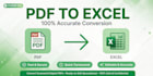 convert PDF to excel and image to excel in 2 hours