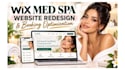 redesign your wix med spa website and optimize booking
