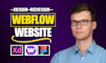 design and develop webflow website, figma to webflow and webflow cms