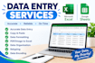 do accurate data entry, excel and google sheets work