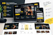 design gym booking website,fitness center website ,workout website