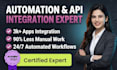 build advanced make com automation custom API integration and ai agents