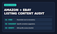 audit amazon and ebay listings for content errors